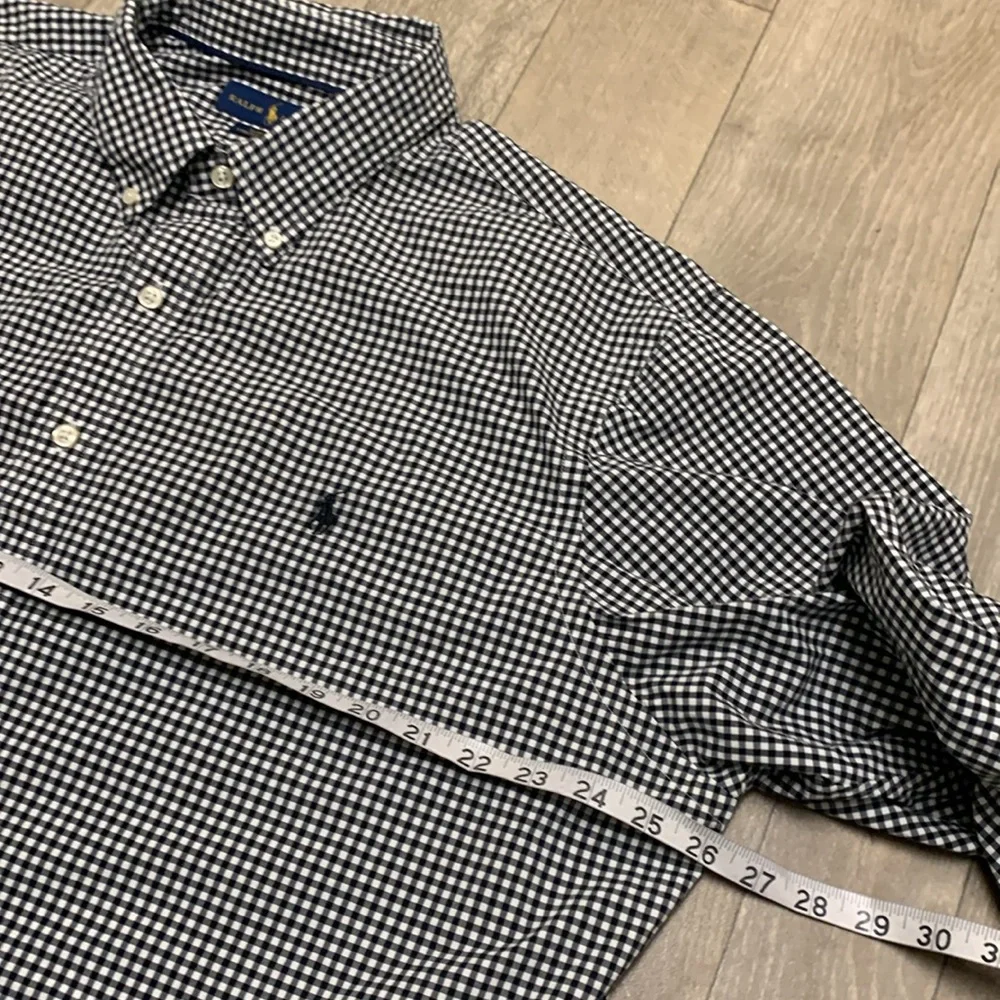 Mens Polo Ralph Lauren Gingham Slim‎ Fit Button Up Stretch Casual Shirt